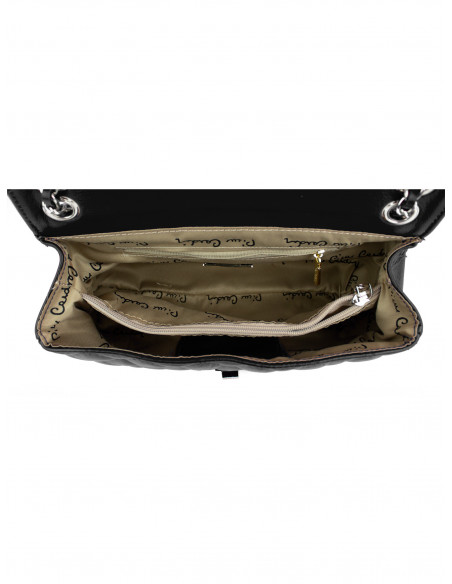 Dámská kožená kabelka Pierre Cardin Bella Medium prošívaná s řetízkem