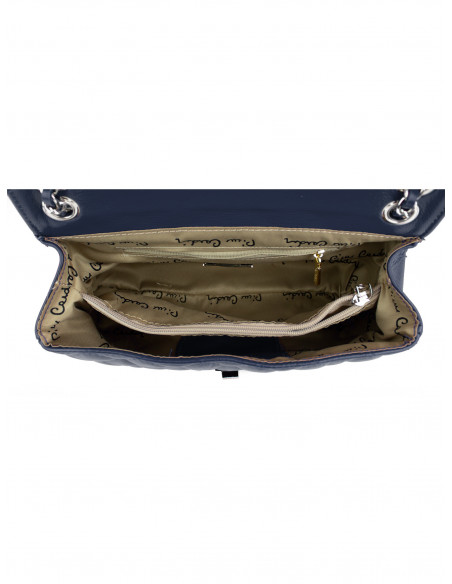 Dámská kožená kabelka Pierre Cardin Bella Medium prošívaná s řetízkem