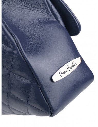 Dámská kožená kabelka Pierre Cardin Bella Medium prošívaná s řetízkem