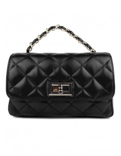 Dámská kožená kabelka Pierre Cardin Bella Piccola prošívaná s řetízkem