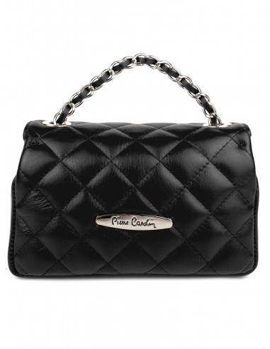 Dámská kožená kabelka Pierre Cardin Bella Piccola prošívaná s řetízkem