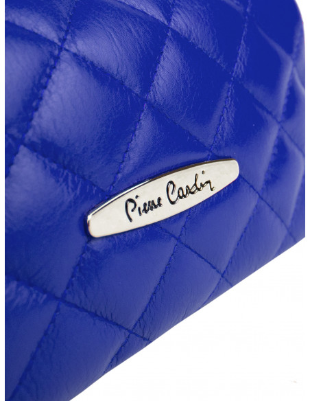 Dámská kožená kabelka Pierre Cardin Bella Piccola prošívaná s řetízkem