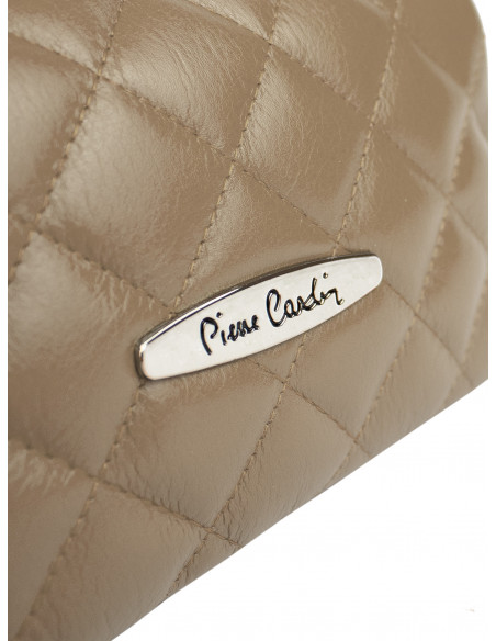 Dámská kožená kabelka Pierre Cardin Bella Piccola prošívaná s řetízkem