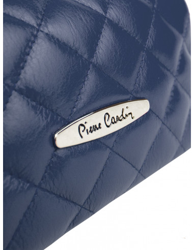 Dámská kožená kabelka Pierre Cardin Bella Piccola prošívaná s řetízkem