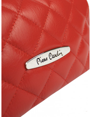 Dámská kožená kabelka Pierre Cardin Bella Piccola prošívaná s řetízkem