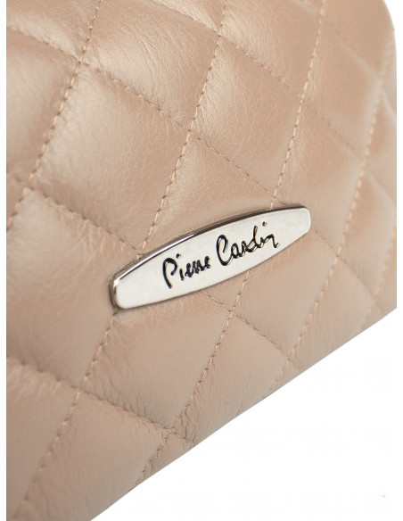 Dámská kožená kabelka Pierre Cardin Bella Piccola prošívaná s řetízkem
