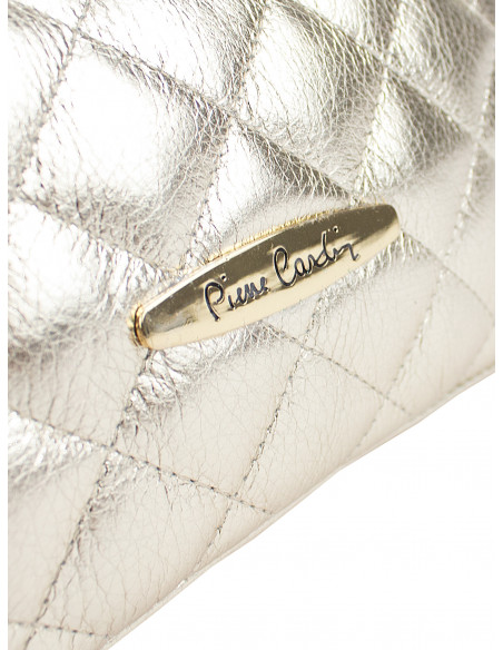 Dámská kožená kabelka Pierre Cardin Bella Piccola prošívaná s řetízkem