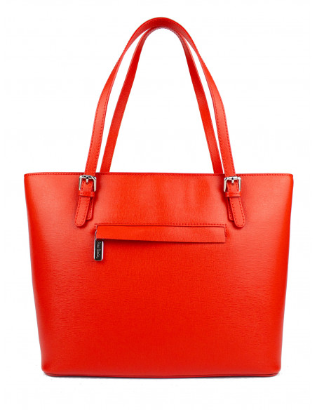 Dámská kožená kabelka Pierre Cardin Grace shopper bag s květy