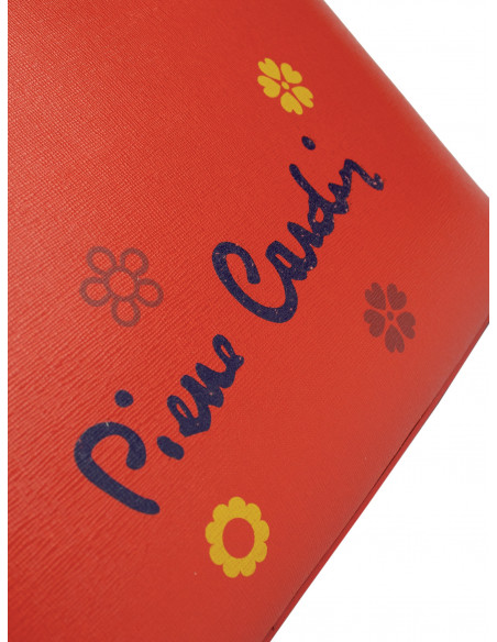 Dámská kožená kabelka Pierre Cardin Grace shopper bag s květy