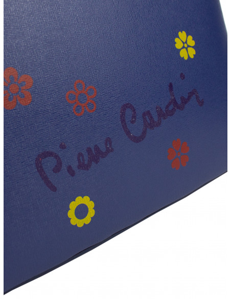 Dámská kožená kabelka Pierre Cardin Grace shopper bag s květy