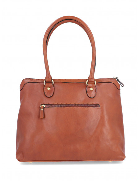 Dámská italská kožená kabelka Cristina Rui Laura hnědá