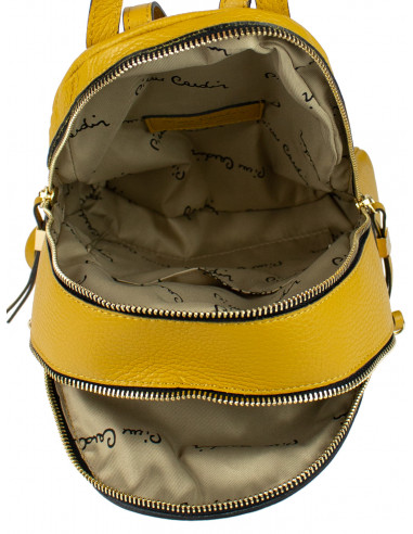 Malý dámský kožený batůžek Pierre Cardin Dino Piccolo