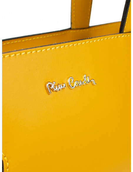 Dámská kožená kabelka Pierre Cardin Brena shopper bag na rameno