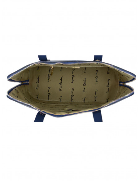 Dámská kožená kabelka Pierre Cardin Chantal Grande s květy