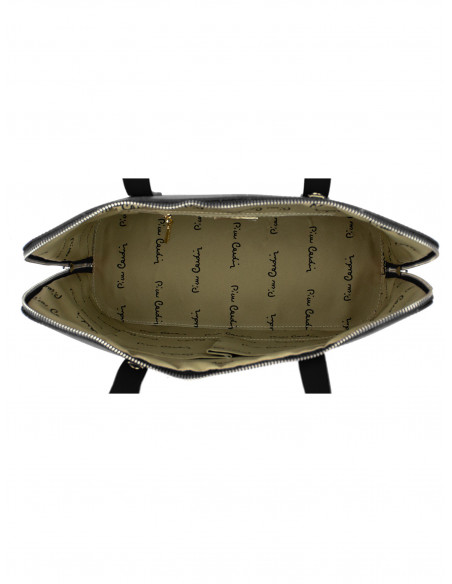 Dámská kožená kabelka Pierre Cardin Chantal Grande s květy