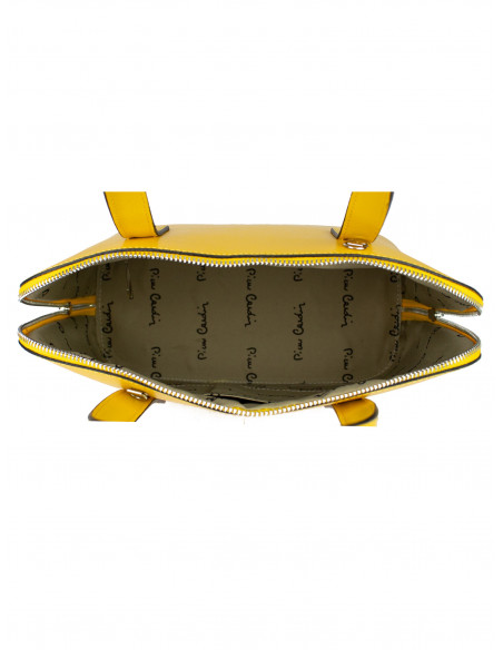 Dámská kožená kabelka Pierre Cardin Chantal Medium s květy