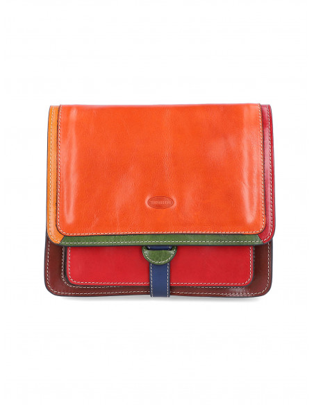 Dámská italská kožená crossbody kabelka Cristina Rui Piacenza