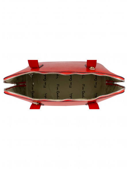 Dámská kožená kabelka Pierre Cardin Chantal Medium s květy