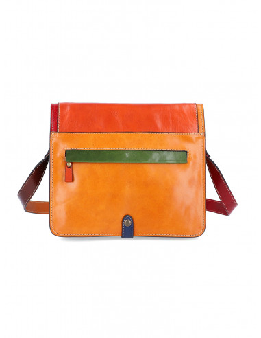 Dámská italská kožená crossbody kabelka Cristina Rui Piacenza