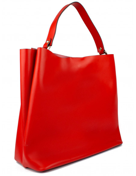 Dámská kožená kabelka Pierre Cardin Arabella jednoduchá shopper bag