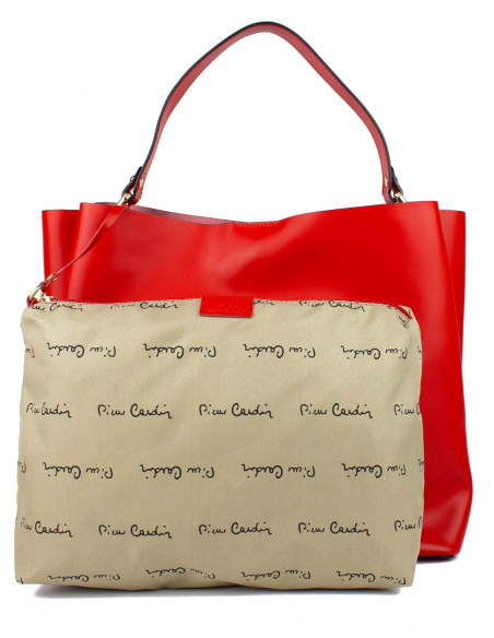 Dámská kožená kabelka Pierre Cardin Arabella jednoduchá shopper bag