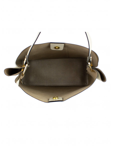 Dámská kožená kabelka Pierre Cardin Arabella jednoduchá shopper bag