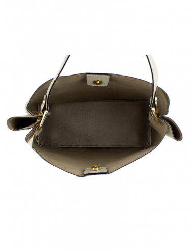 Dámská kožená kabelka Pierre Cardin Arabella jednoduchá shopper bag