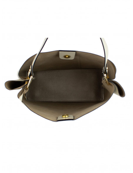 Dámská kožená kabelka Pierre Cardin Arabella jednoduchá shopper bag