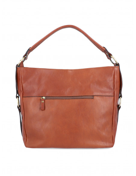 Dámská italská kožená kabelka Cristina Rui Prato vícebarevná a hnědá