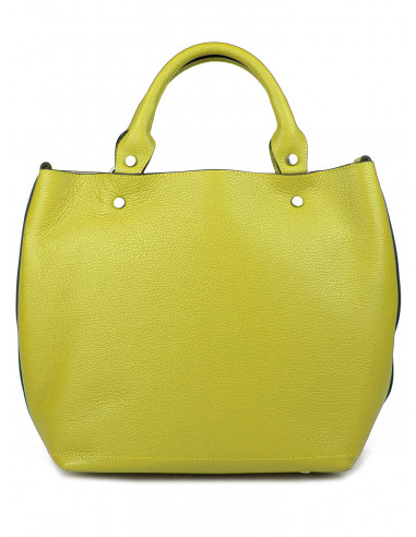 Dámská kožená kabelka Pierre Cardin Cipressa shopper bag se zipem