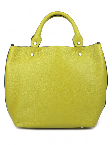 Dámská kožená kabelka Pierre Cardin Cipressa shopper bag se zipem