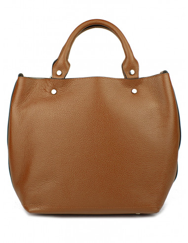 Dámská kožená kabelka Pierre Cardin Cipressa shopper bag se zipem