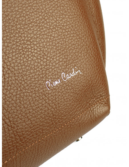 Dámská kožená kabelka Pierre Cardin Cipressa shopper bag se zipem