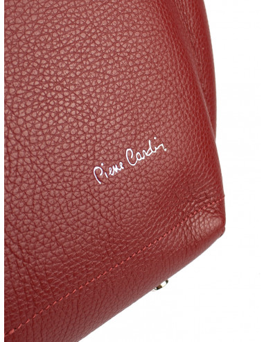 Dámská kožená kabelka Pierre Cardin Cipressa shopper bag se zipem