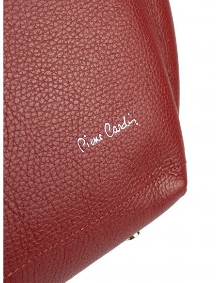 Dámská kožená kabelka Pierre Cardin Cipressa shopper bag se zipem