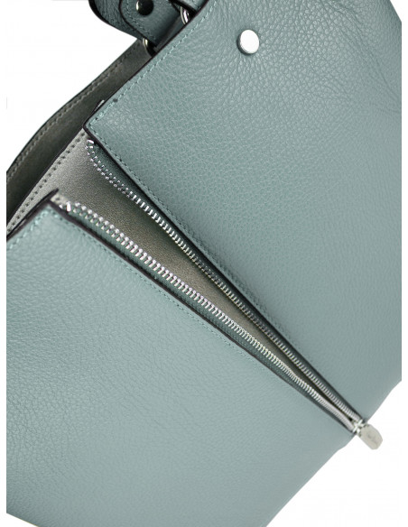 Dámská kožená kabelka Pierre Cardin Cipressa shopper bag se zipem