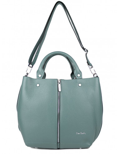 Dámská kožená kabelka Pierre Cardin Cipressa shopper bag se zipem