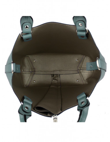 Dámská kožená kabelka Pierre Cardin Cipressa shopper bag se zipem