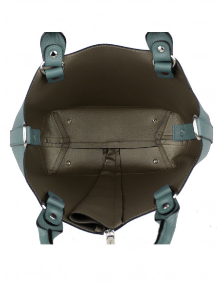 Dámská kožená kabelka Pierre Cardin Cipressa shopper bag se zipem