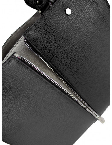 Dámská kožená kabelka Pierre Cardin Cipressa shopper bag se zipem