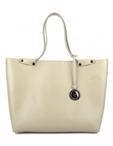 Dámská kožená kabelka Pierre Cardin Capraia shopper bag s perforovaným vzorem