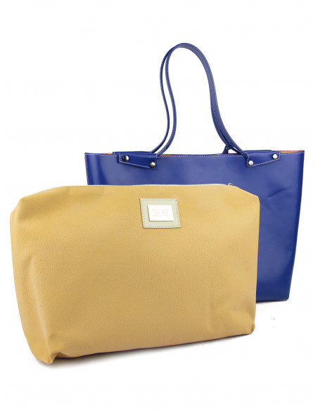 Dámská kožená kabelka Pierre Cardin Capraia shopper bag s perforovaným vzorem