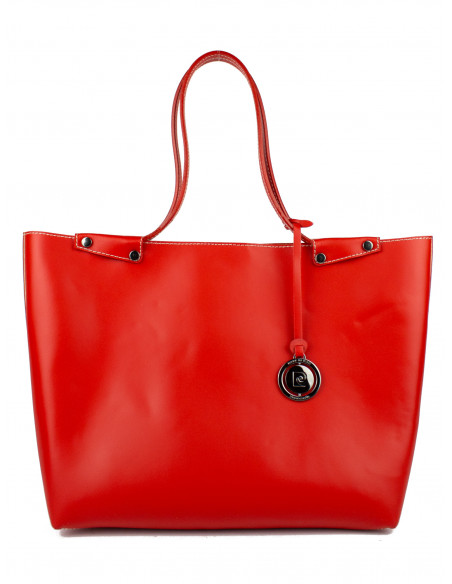 Dámská kožená kabelka Pierre Cardin Capraia shopper bag s perforovaným vzorem