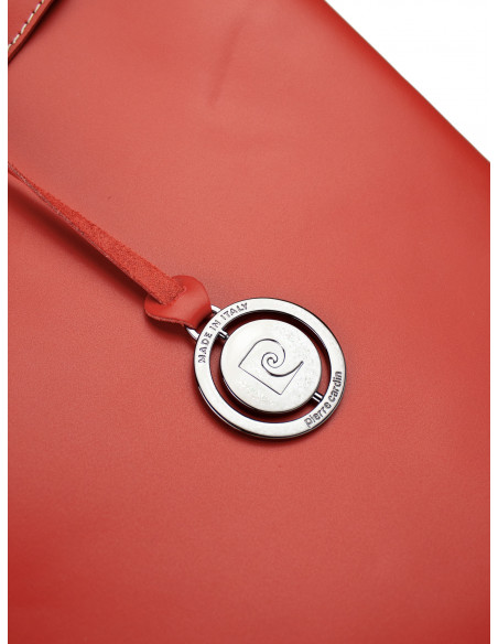 Dámská kožená kabelka Pierre Cardin Capraia shopper bag s perforovaným vzorem