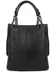 Dámská kožená kabelka Pierre Cardin Marliana velká na A4 s řetízkem