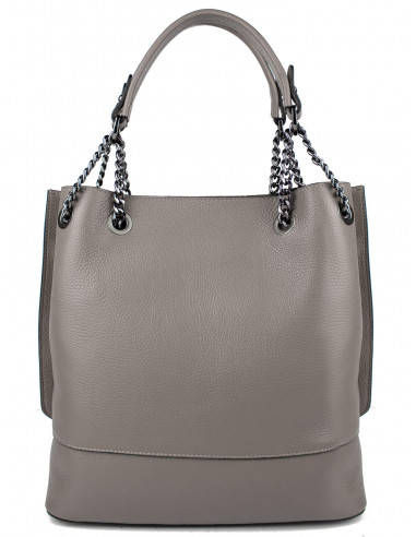 Dámská kožená kabelka Pierre Cardin Marliana velká na A4 s řetízkem