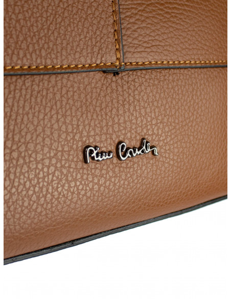 Dámská kožená kabelka Pierre Cardin Marliana velká na A4 s řetízkem
