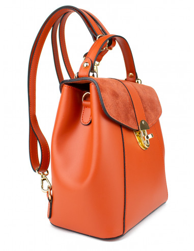 Dámska kožená kabelka/batoh 2v1 Giostra Mabel