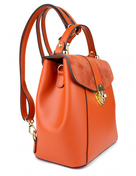 Dámska kožená kabelka/batoh 2v1 Giostra Mabel