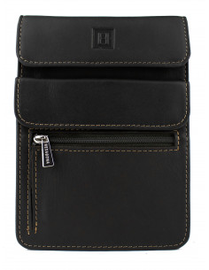 Kožené pouzdro na doklady na krk Hexagona